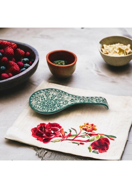 Luxury Seramik Kaşıklık, Kepçe & Kaşık Altığı, Kaşık Nihalesi 1 Adet fırsatları