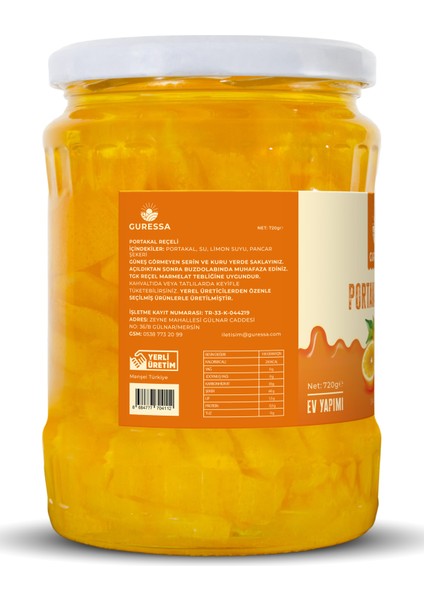 Portakal Reçeli 720 Gr Doğal Ev Yapımı fırsatları