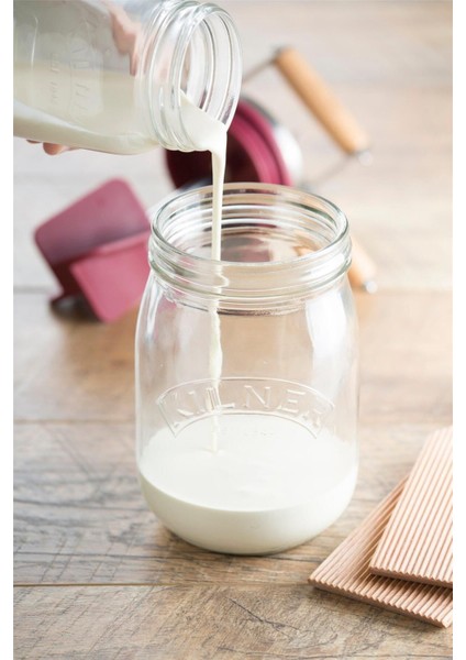 Luxury Kilner Manuel Tereyağı Çırpma ve Çalkalama 1 Litre 1 Adet