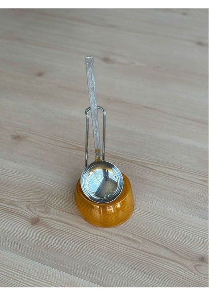 Luxury Metal Standlı Kaşıklık Kepçe Tutacağı | 19 cm - Karışık Renk 1 Adet