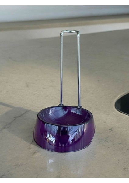 Luxury Metal Standlı Kaşıklık Kepçe Tutacağı | 19 cm - Karışık Renk 1 Adet