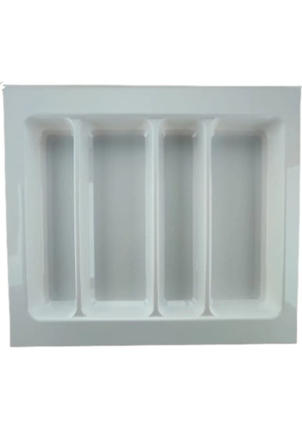 Luxury 47X49 cm Çekmece Içi Düzenleyici 47 cm Kaşıklık 47 cm Beyaz Kepçelik (45X40 cm E Kadar Kesilebilir) 1 Adet