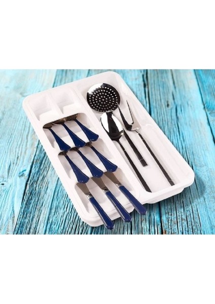 Luxury 6 Bölmeli Organizer Kaşıklık 1 Adet