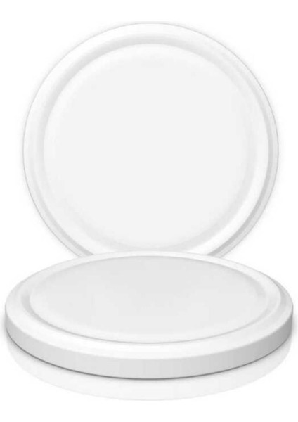 Luxury Hijyenik Paketli 5 Adet Kavanoz Kapağı - Beyaz - 100 mm 1 Adet