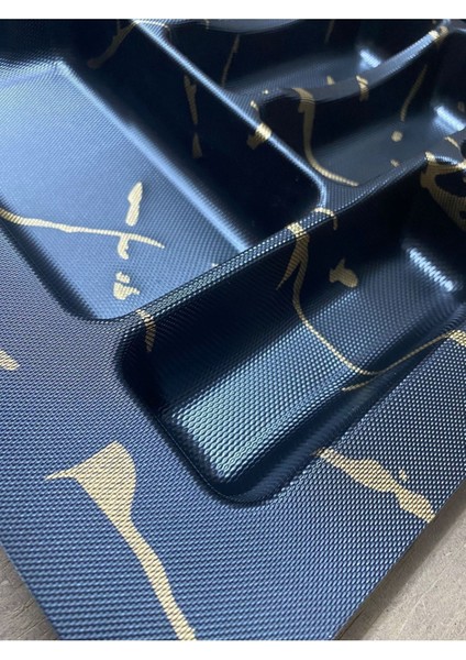 Luxury Gold Detaylı Siyah Düzenleyici 55 cm Kaşıklık , 55 cm Kepçelik 55X49 cm Kesilebilir Sert Plastik 1 Adet modelleri