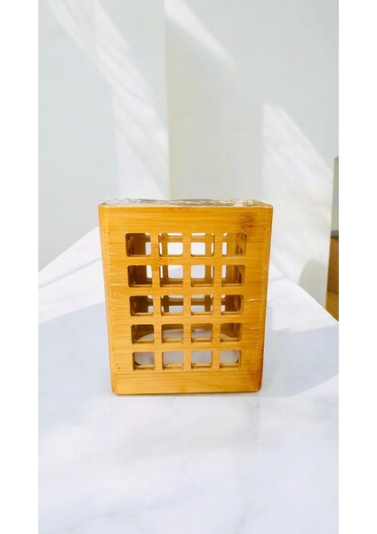 Luxury Jumbo Bambu Kaşıklık 12X12X14 cm 1 Adet