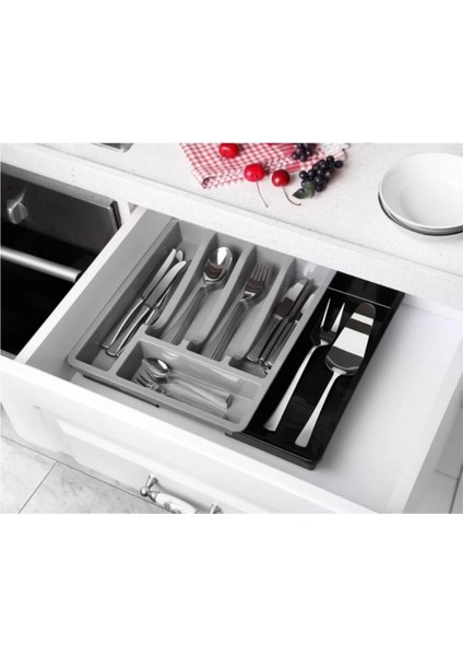 Luxury Ayarlanabilir Çift Taraflı Kayar Kızaklı Çekmece Içi Kaşıklık 1 Adet fiyatları