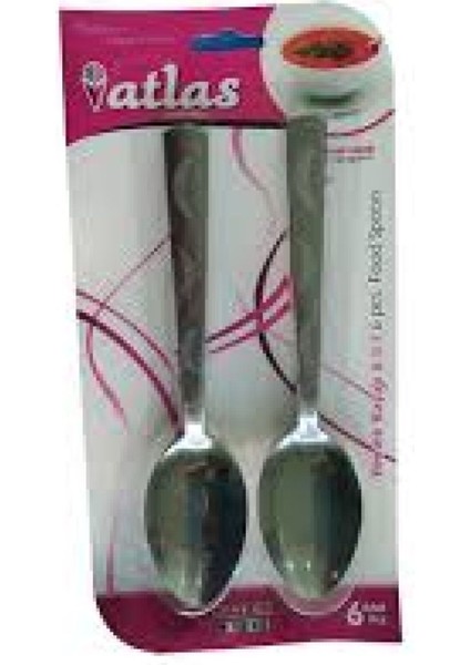 Luxury 6 Parça Metal Yemek Kaşık (K0) 1 Adet