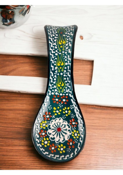 Luxury Çini Kaşıklık Otantik Desen Dantel Desen 1 Adet
