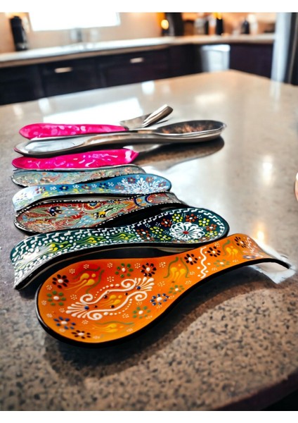 Luxury Çini Kaşıklık Otantik Desen Dantel Desen 1 Adet