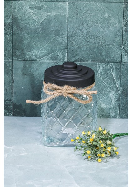 Luxury Nostalji Serisi Büyük Boy 2,5 Lt 20 cm Metal Kapaklı Cam Kavanoz 1 Adet fiyatları