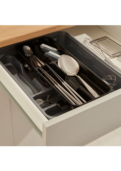 Luxury Ayarlanabilir Pratik Çekmece Içi Kaşıklık, Kepçelik 1 Adet