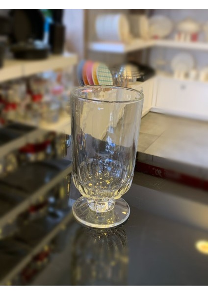 Luxury Cam Kavanoz Ayaklı Pear TR-4196 1 Adet