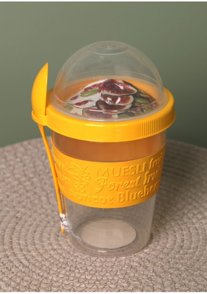 Luxury Take And Go Hazneli Yoğurt Kabı 600 ml 1 Adet