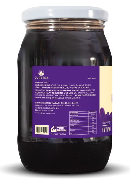 Karadut Reçeli 400 Gr Doğal Ev Yapımı fırsatları