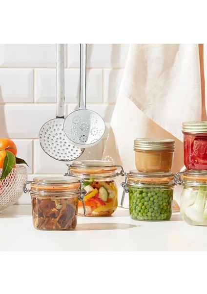 Luxury Super Terrines Klipsli/contalı Cam Kavanoz 200 ml (2 Adet) 1 Adet