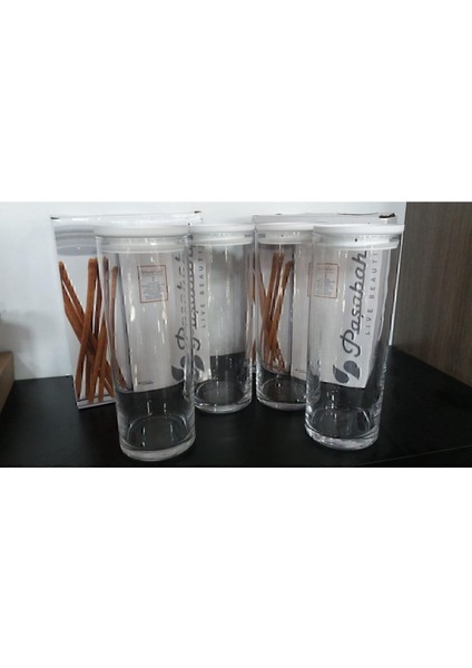 Luxury Vakumlu Cam Kavanoz - Cam Erzak Saklama Kabı 8 Li Beyaz 43756 1 Adet fiyatları