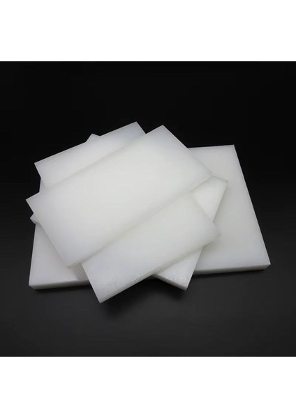 Luxury Beyaz Kesme Tahtası, Polietilen, 20MM (2cm Kalınlık) Kesim Takozu, Çakma Takozu 10CMX15CM (Dikdörtge 1 Adet