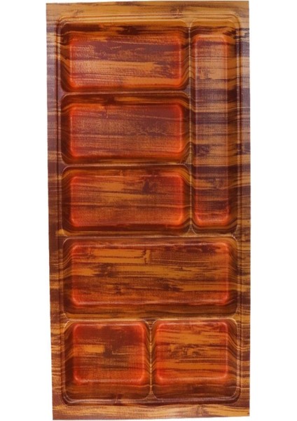 Luxury Çlk Tiny Ahşap 7 Gözlü Büyük Kaşıklık 50*36 1 Adet