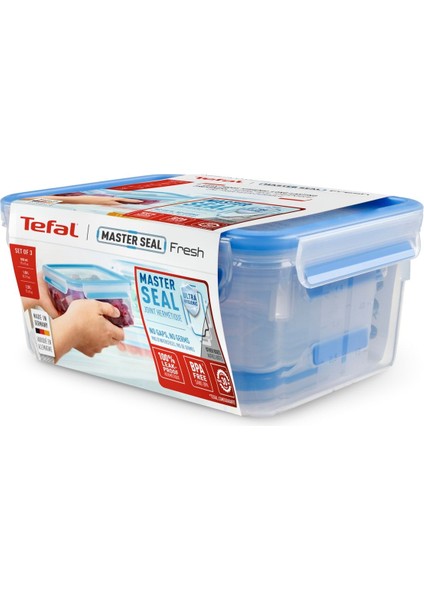 Luxury K30289 Masterseal Fresh Saklama Kabı Seti 3 Parça 1 Adet