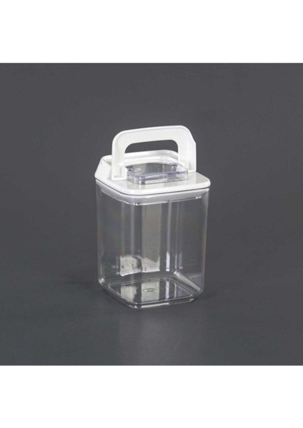 Luxury Saklama Kabı 900ML x 3 Adet Beyaz (Özel Kapak) , Erzak Kabı 1 Adet