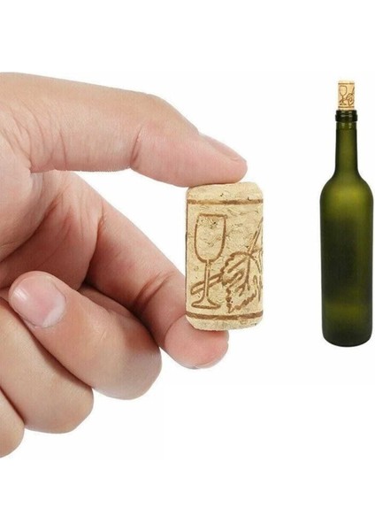 Luxury 400 Adet Şişe Mantarı. Doğal Mantar Tıpa. Kavanoz Şişe ve Yağdanlık Mantarı Ölçü Çap:23,5mm BOY:38MM 1 Adet