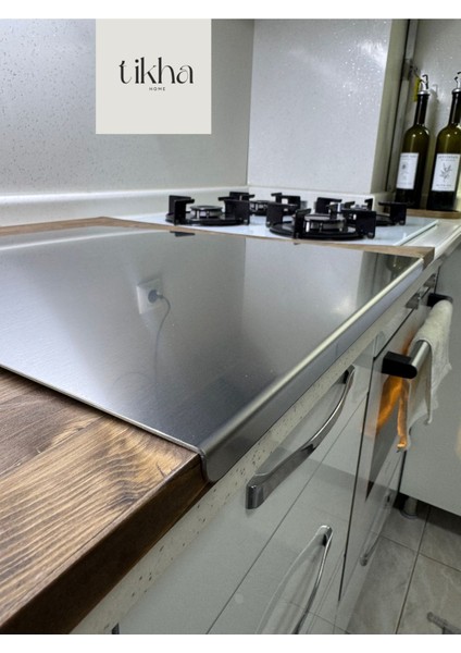 Luxury 304 Kalite Paslanmaz Çelik Çok Amaçlı Tezgah Koruyucu ve Kesme Tahtası 1 Adet fiyatları