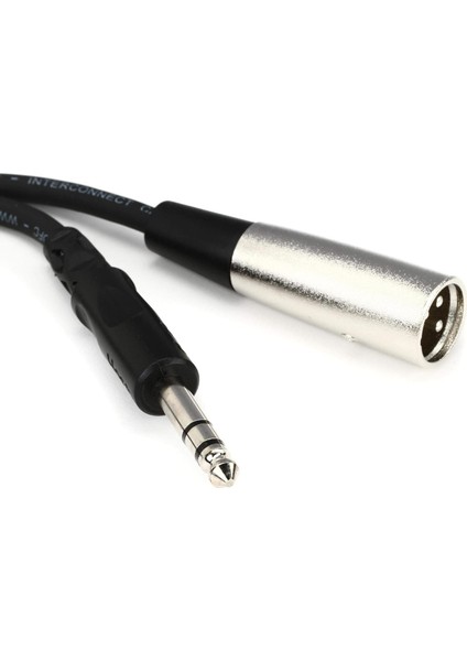STX-105M 1/4" Trs - XLR3M Dengeli Ara Bağlantı Kablosu, 5 Ayak