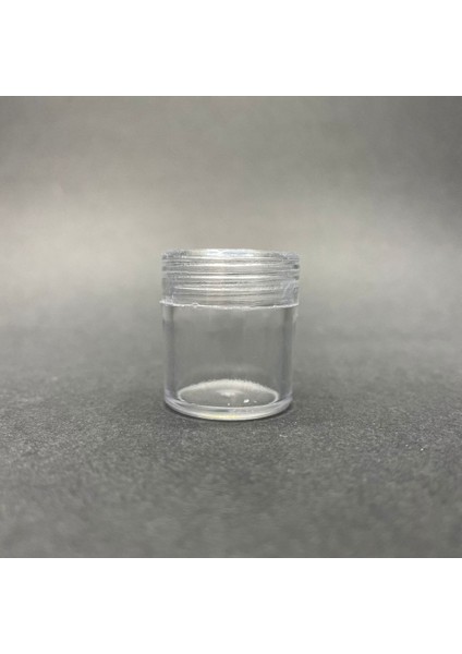 Luxury 5 ml Şeffaf Mika Krem Kavanozu Ufak Plastik Kavanoz - Akrilik Kavanoz - Küçük Kavanoz -6 Adet 1 Adet