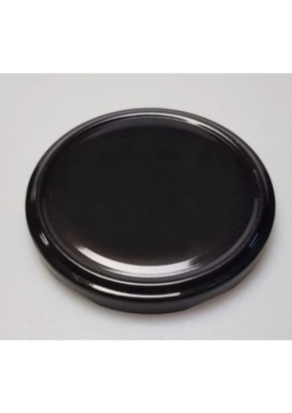 Luxury 82 mm Metal Konserve Kapağı Siyah 82 Pp Kavanoz Kapak 10 Adet 1 Adet