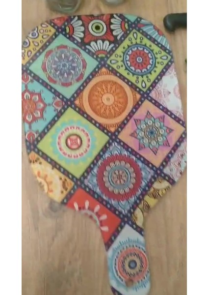 Luxury Askılı Cam Kesme Tahtası, Dekoratif Cam Kesme Tahtası, 20 cm x 35,5 Cm, ( 5 mm Cam Kalınlığı ) 1 Adet fiyatları