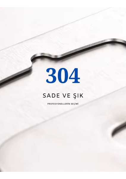 Luxury Paslanmaz Çelik Kesme Tahtası 2'li Set, Antibakteriyel 1 Adet