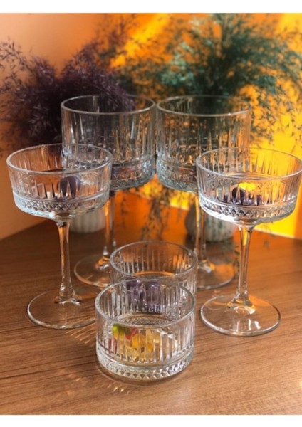 Luxury Elysia 12 Li Set Kase Tatlı Kadehi Magnolya Kadehi 1 Adet
