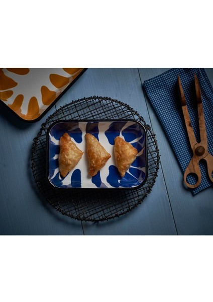 Luxury Biraz Renk Sarı Büyük Meze Tabağı 1 Adet
