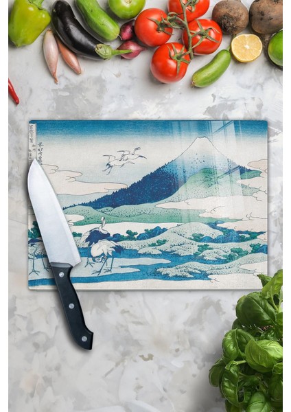 Luxury Kesme Tahtası, Yeni Nesil Doğrama Tahtası Cam, Sanat Serisi, Kalın ve Temperli Kırılmaz Cam, 21*30CM 1 Adet fırsatları