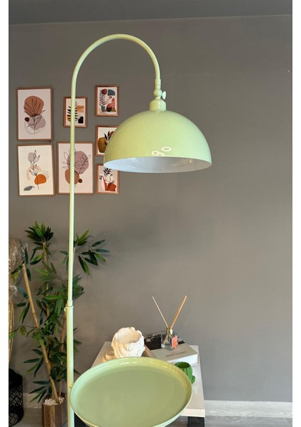 Mint Lambader Hareketli Başlık Sehpalı Modern Dekoratif Metal Oturma Odası Çalışma Odası