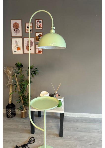 Mint Lambader Hareketli Başlık Sehpalı Modern Dekoratif Metal Oturma Odası Çalışma Odası