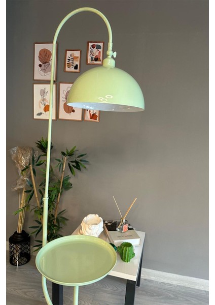 Mint Lambader Hareketli Başlık Sehpalı Modern Dekoratif Metal Oturma Odası Çalışma Odası