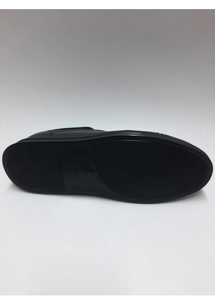 Hakiki Deri Günlük Siyah Renk Hafif Taban Yazlık Bağcıksız Erkek Ayakkabı C-855254196HSA fırsatları