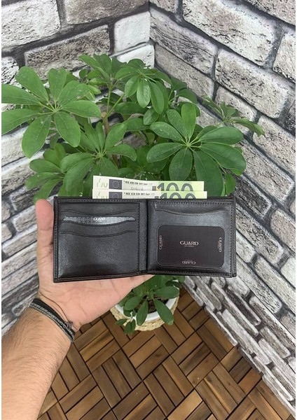 Hakiki Deri Kahverengi Çift Pisotlu Erkek Cüzdanı (T1027)
