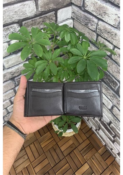 Hakiki Deri Kahverengi Çift Pisotlu Erkek Cüzdanı (T1027)