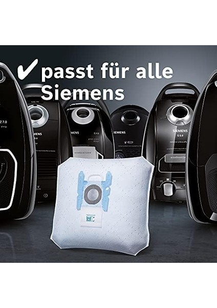 Powerprotect VZ41FGALL Elektrikli Süpürge Torbası (Type G, VS01 Hariç) 4 Adet Beyaz VZ41FGALL