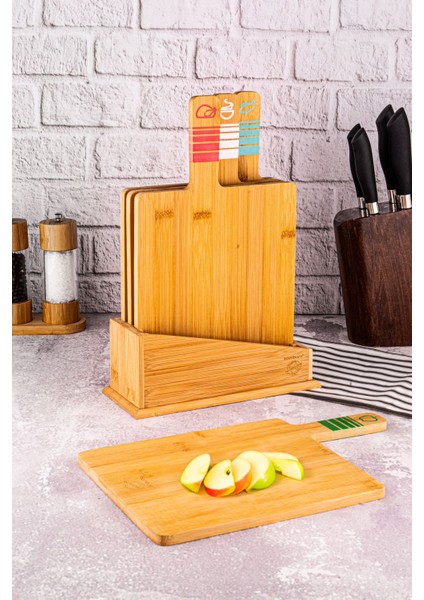 Luxury Tapenade Plus - 4'lü Kesme Tahtası 1 Adet