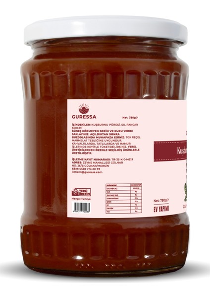 Kuşburnu Marmelatı 780 gr