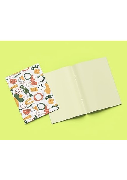 - 3'lü Çizgisiz Defter Seti 4, 14X21 Cm, A5 Boyut