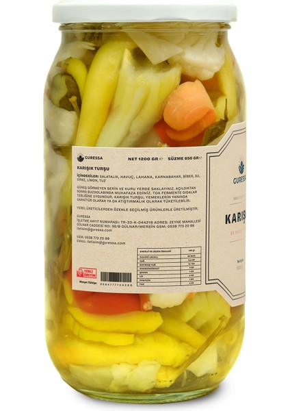 Karışık Turşu 1200 Gr Doğal Ev Yapımı fırsatları