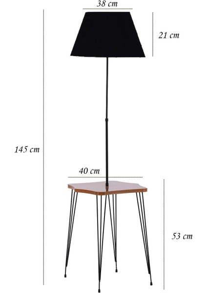 Dorure Sehpalı Lambader Lmbd-62