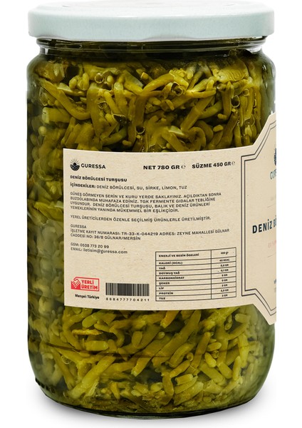 Deniz Börülcesi Turşusu 780 Gr Doğal Ev Yapımı fırsatları
