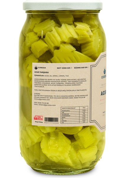 Acur Turşusu 1200 Gr Doğal Ev Yapımı fırsatları