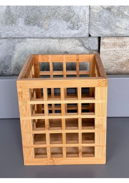 Luxury Bambu Kafes Küçük Boy Kaşıklık,organizer,çok Amaçlı Sepet,banyo,mutfak Dekor 1 Adet modelleri